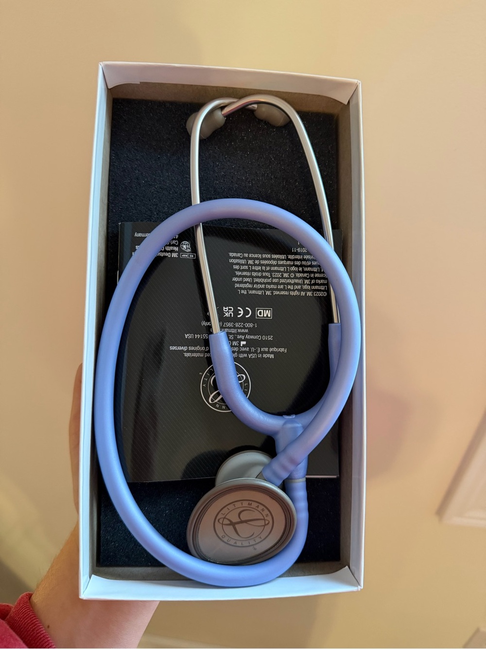 Lavender Dual-Head Stethoscope
